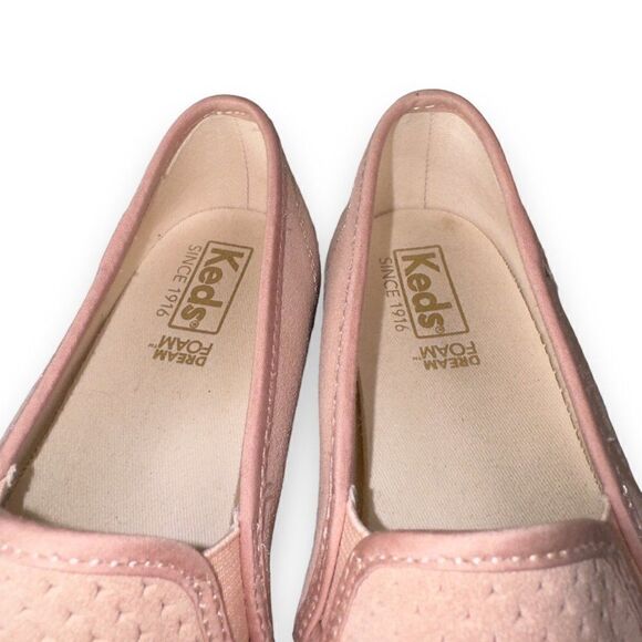 Keds Double Decker Perf Slip-on Sneakers Mauve Suede WH62526 Women's 6.5 - Picture 11 of 11